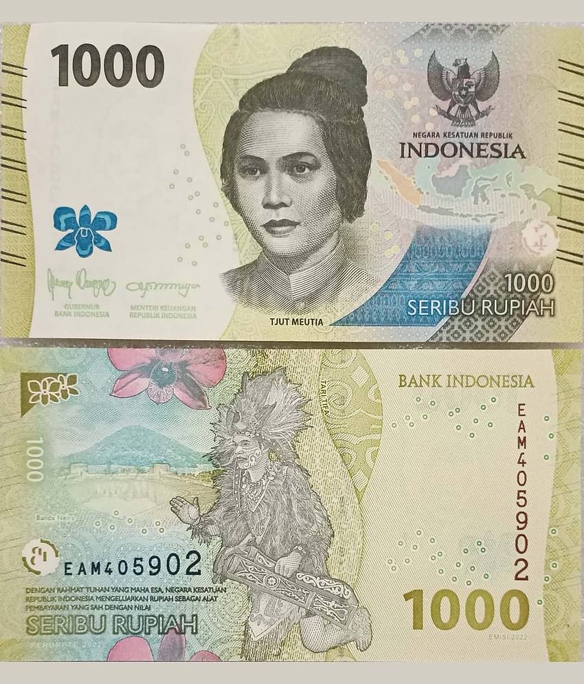 Hop n Shop - Indonesia 1000 Rupiah Top Grade Gem UNC 1 Paper currency & Bank notes