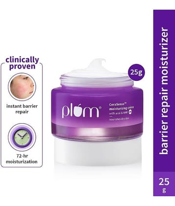 Plum CeraSense Gel Cream Moisturizer with Ceramides|Barrier Repair for Dry Skin (25 g)