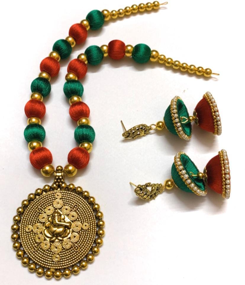 Radiant Bloom Multicolor Jewellery Set