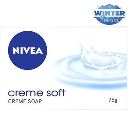 Nivea Creme Soft Soap, Enriched With Almond Oil, Ph Balanced, 75 G