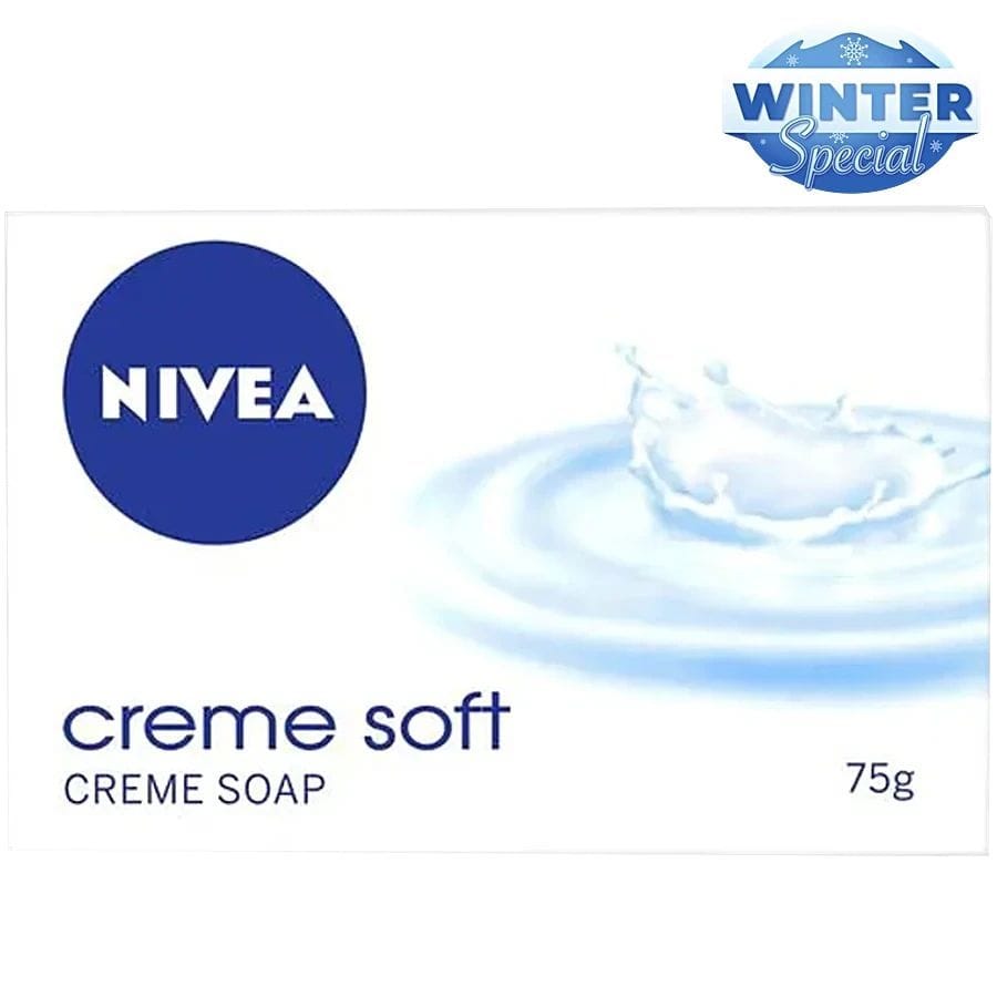 Nivea Creme Soft Soap, Enriched With Almond Oil, Ph Balanced, 75 G