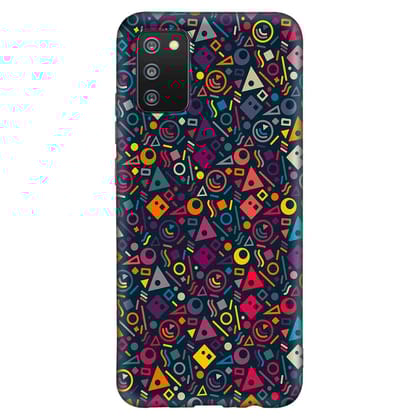 Mingles Art Samsung F02S Premium Embossed Mobile cover
