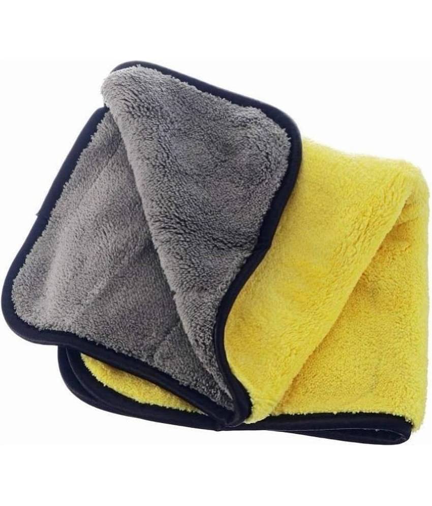 THRIFTKART - Multicolor 800 GSM Microfiber Cloth For Automobile ( Pack of 1 )