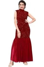 NETTED SHORT DRESS WESTERN DRESS