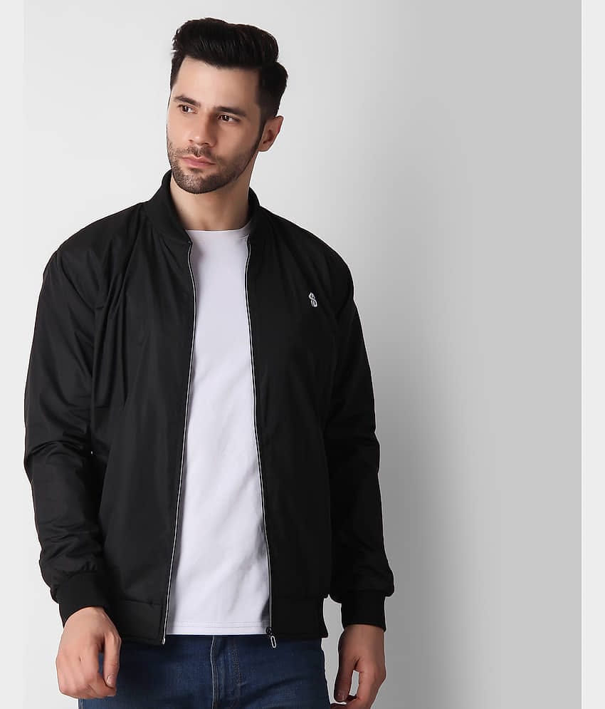 Forbro - Black Nylon Regular Fit Men's Windcheater Jacket ( Pack of 1 )