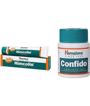 HIMALAYA COMPANY HIMALAYA HIMCOLIN 30 GM AND CONFIDO 60 TABS