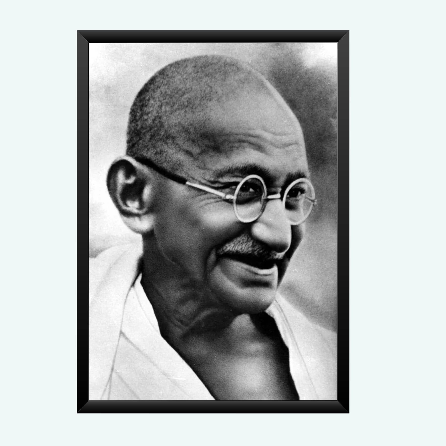 NOKKES Gandhi ji Wall Photo Frame For And Wall Decoration Wall Photo Frame Size 8X12 Inch_22