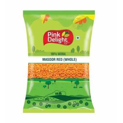Pink Delight Malka Masoor Dry and Unpolished 1 kg