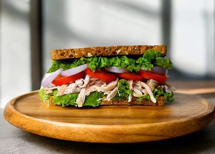 Shredded Chicken Cold Sandwich