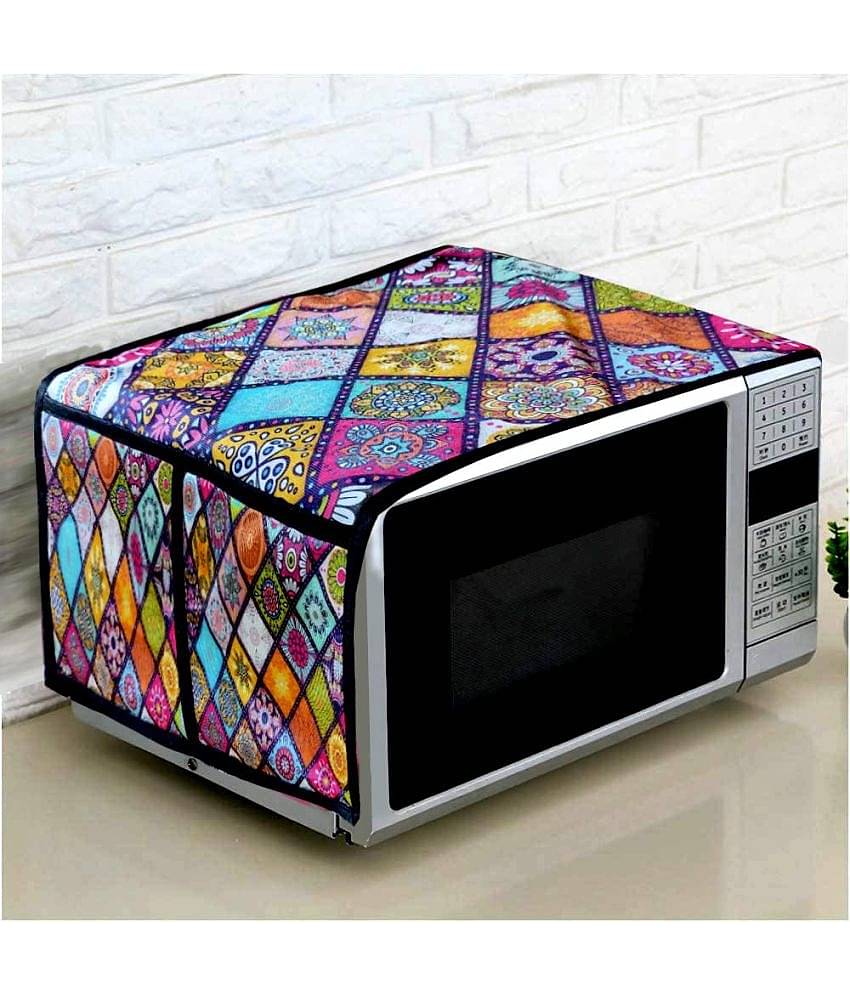 Aazeem Single Polyester Multi Microwave Oven Cover - 20-22L