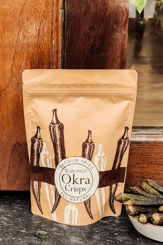 Vacuum Fried Seasoned Okra Crisps-50g x Pack of 2