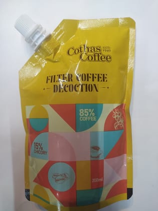 Cothas Coffee Estd. 1949 Filter coffee Decoction 85% Coffee 