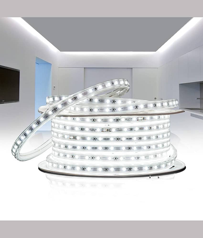 SPARKWORLD White 10 Mtr LED Strip ( Pack of 1 )