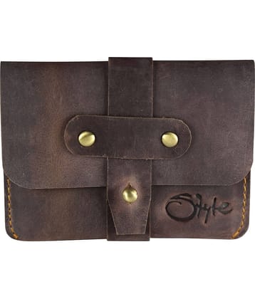 Style 98 Button Purple Card Holder