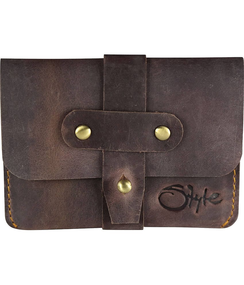 Style 98 Button Purple Card Holder