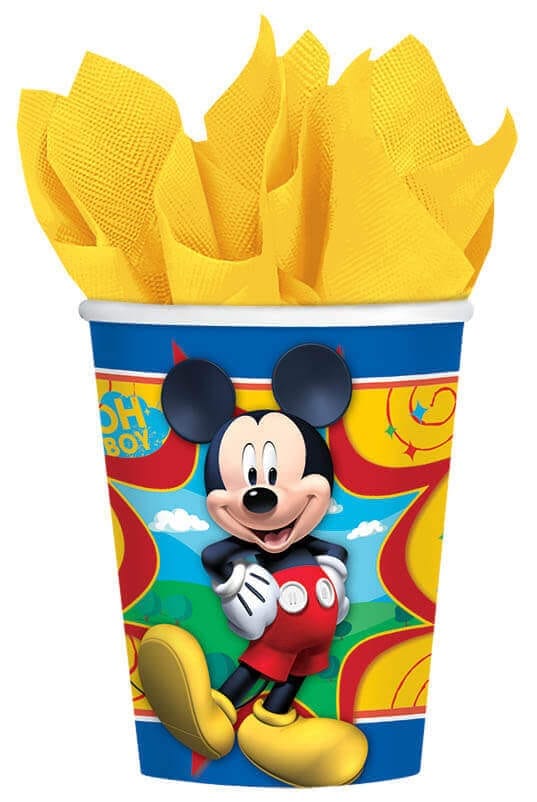 Mickey Mouse 9oz Cups - 8PC - Party and Festive Needs | Buy online on ZillyBuy