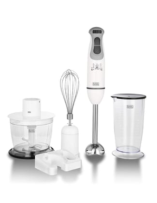 BLACK+DECKER Hand Blender with Chopper | 600W |*(Refurbished Product)