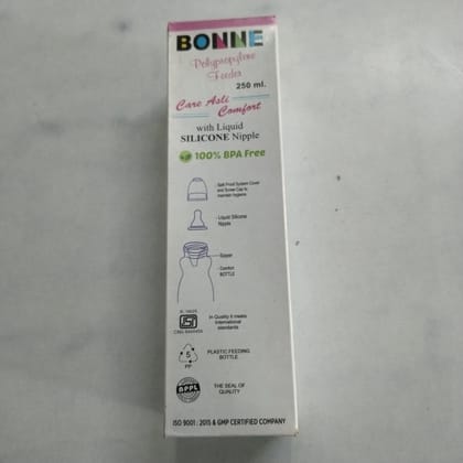 Bonne 100% bpa free nipple bottle 