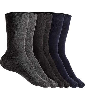Texlon - Multicolor Cotton Men's Mid Length Socks ( Pack of 3 )