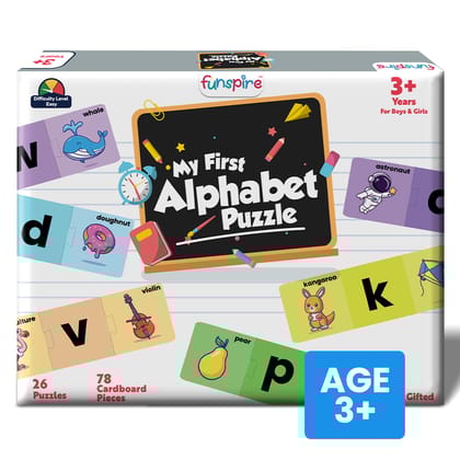 Alphabet Matching Activity Puzzle (Ages 3+)