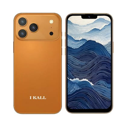IKALL Z10 Smartphone Mobile | Android 14 | 6.53 HD Display | 4GB RAM 64GB ROM | 20MP Rear & 8MP Front Camera | 5000mAh Battery | Octa-Core Processor | Orange Color Orange