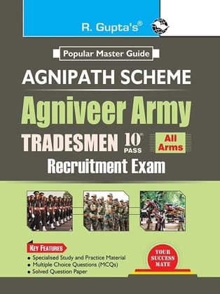 Agnipath : AGNIVEER ARMY (Tradesmen ' 10th Pass) Indian Army Exam Guide [Sep 12, 2025] RPH Editorial Board