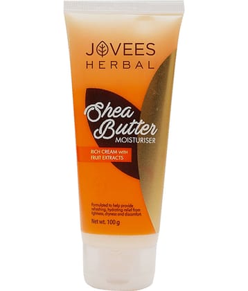 Jovees Herbal Shea Butter Moisturiser Reduces Skin Inflammation For Dry Skin 100g (Pack of 1)
