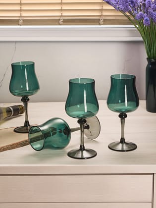 Jade Mist Wine Glass-Set Of 2