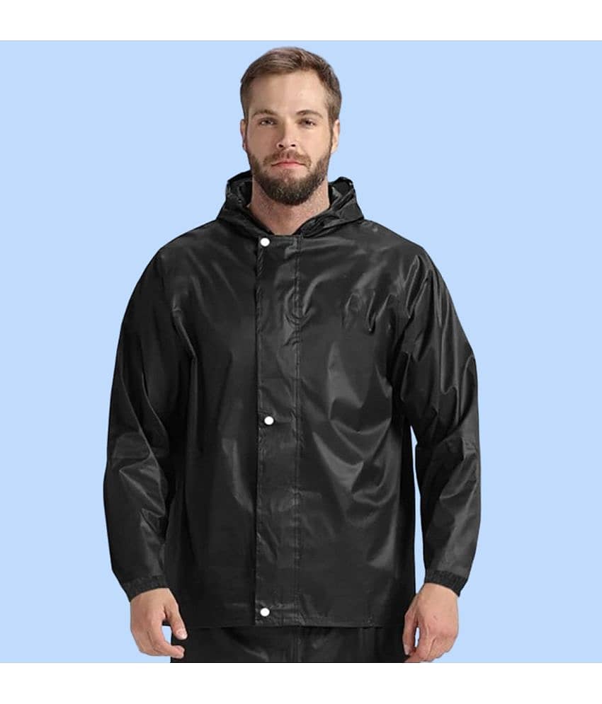 PP Kurtis Black Polyester Men's Raincoat ( Pack of 1 )