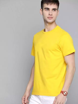 Yellow - Sukhiaatma Unisex Basic T-shirt-XS-36