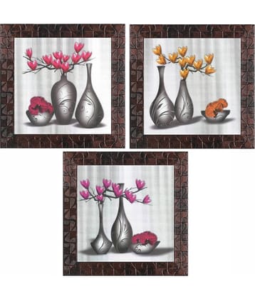 Indianara - Floral Painting With Frame