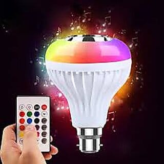 CHARKEE Wireless With Remote 12v5.0 3D Bass 24 White (BT-Bulb4)