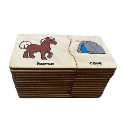 Zuvoy Wild & Home Wooden Habitat Matching Puzzle | Montessori Educational Toy for Kids | Animal & Bird Learning Game | Cognitive & Fine Motor Skill Development | BIS Certified | 2+ Years