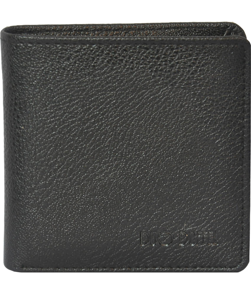 DUO DUFFEL Handmade Artificial Leather Men Business Credit Card Holder Wallet