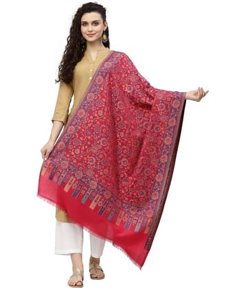 Anekaant - Red Wool Women's Stole ( Pack of 1 )