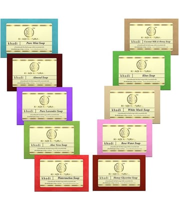khadi natural Freshness Soap for All Skin Type ( Pack of 10 )