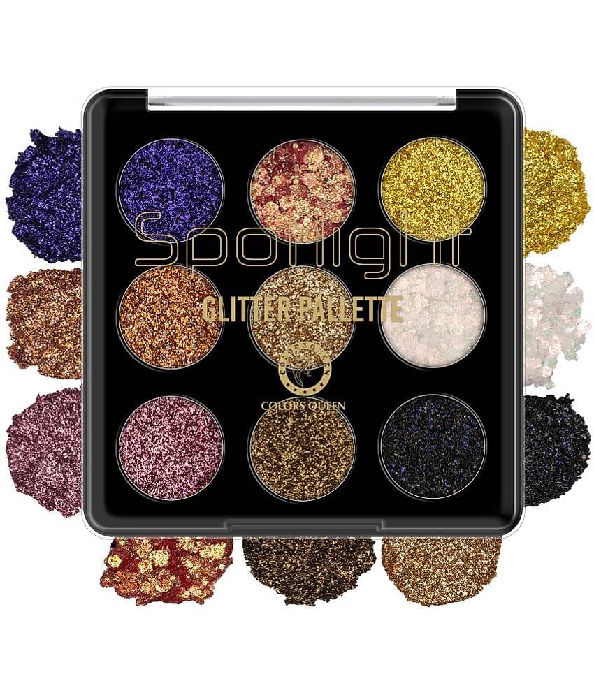 Colors Queen Spotlight Glitter Eyeshadow Palette (Multishade -03)