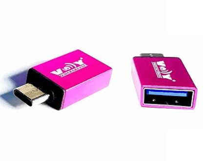 VOY Type-C OTG Adaptor (Without Wire), Type-C to USB PortMicro USB to USB Adapter