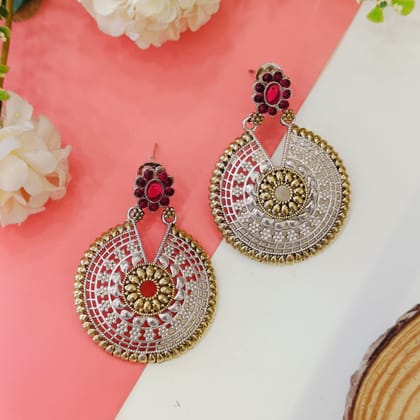 Inara Aarvi earrings-Magenta