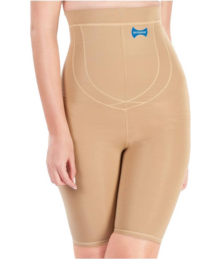 Dermawear Cotton Lycra Women's Waist Cincher ( Black )