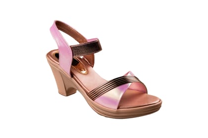 Trendz Ladies Rose Gold / Copper Sandal-RoseGold/Copper / 4