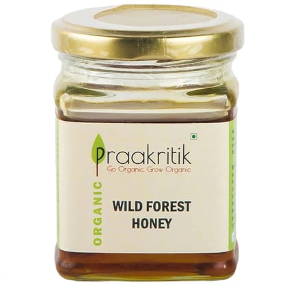 Praakritik Organic Wild Forest Honey 200 G | Pure, Raw, and Nutrient-Rich Honey Harvested from Natural Forests