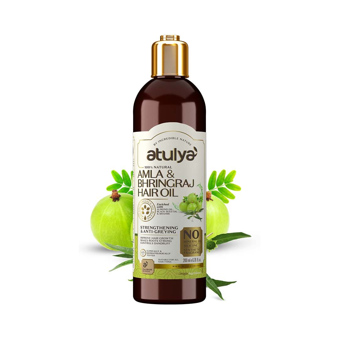 Atulya Amla & Bhringraj Hair Oil | Strengthening and Anti-greying - 200ml