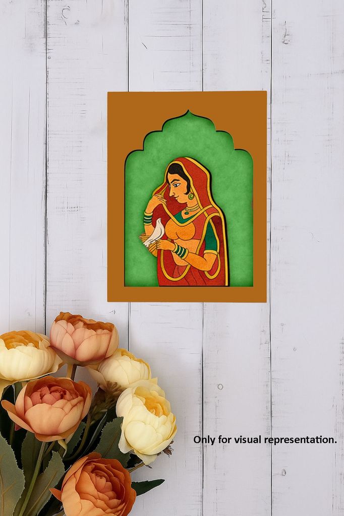 Dbeautify's Traditional Rajasthani Lady with Dove