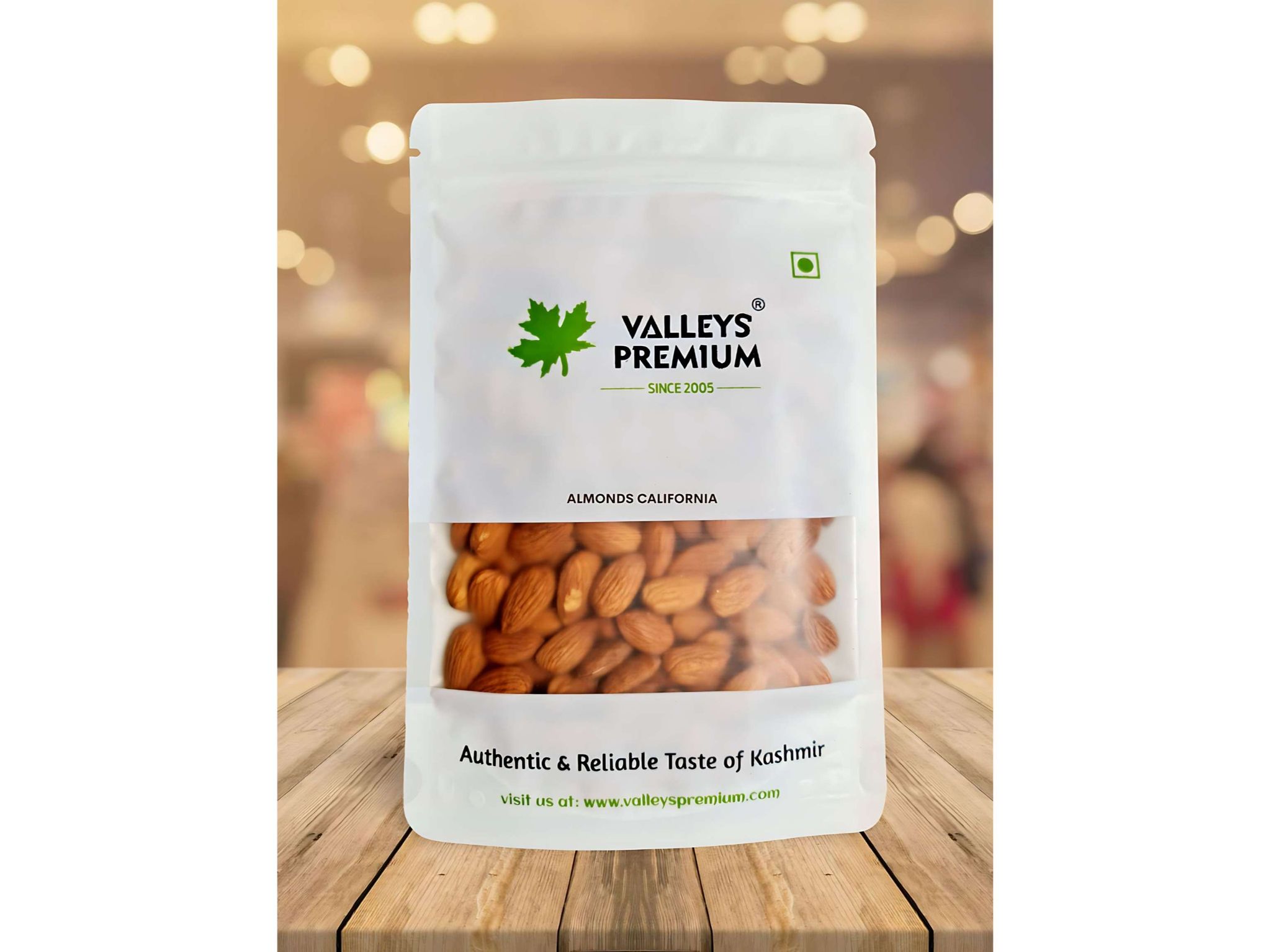 Valleys Premium California Almonds (BADAM) - 400 Gram