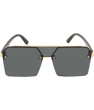Bayberry Black Square Sunglasses ( Pack of 1 )