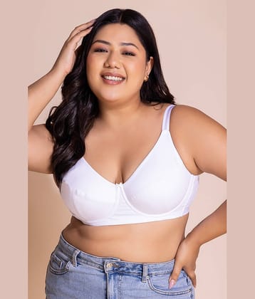 Clovia Cotton Women's T-Shirt Bra ( White ) BR2530P18