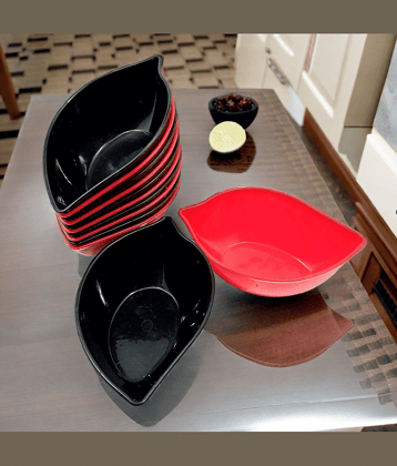 kitchrox Plastic Snacks Bowl 120 mL ( Set of 12 )