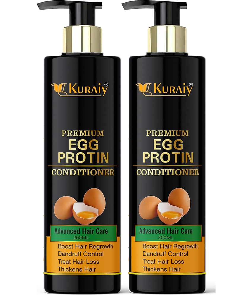 KURAIY EGGPROTEIN CONDITIONER FOR SMOOTH & SHINY HAIR 200ML PACK OF 2
