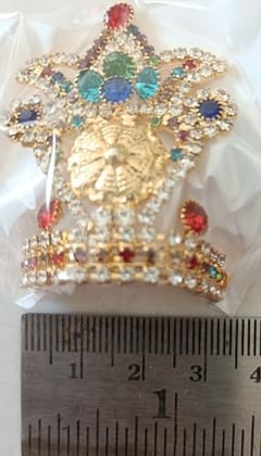 VARNI CREATION Ladoo Gopal Diamond MUKUT